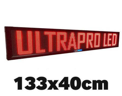SALE! Rode professionele LED lichtkrant 40*133cm, Zakelijke goederen, Kantoor en Winkelinrichting | Apparatuur en Telecommunicatie