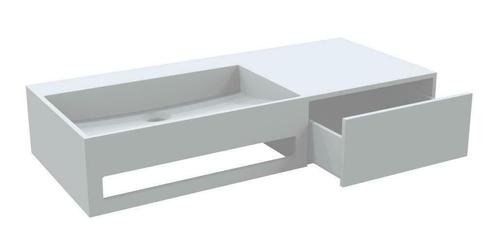 Spring wastafel + lade Just-Solid 90x40x17cm, Huis en Inrichting, Badkamer | Badkamermeubels, Ophalen of Verzenden