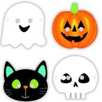 Halloween Maskers 8st, Verzenden, Nieuw