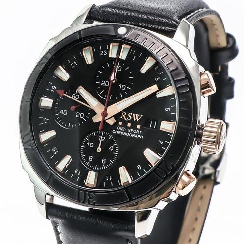 RSW - Master GMT SPORT - RSWA147-SBRL-3 - Limited Edition -, Handtassen en Accessoires, Horloges | Heren
