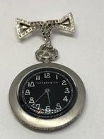 Tiffany & Co. - Broche - orologio in platino e diamanti