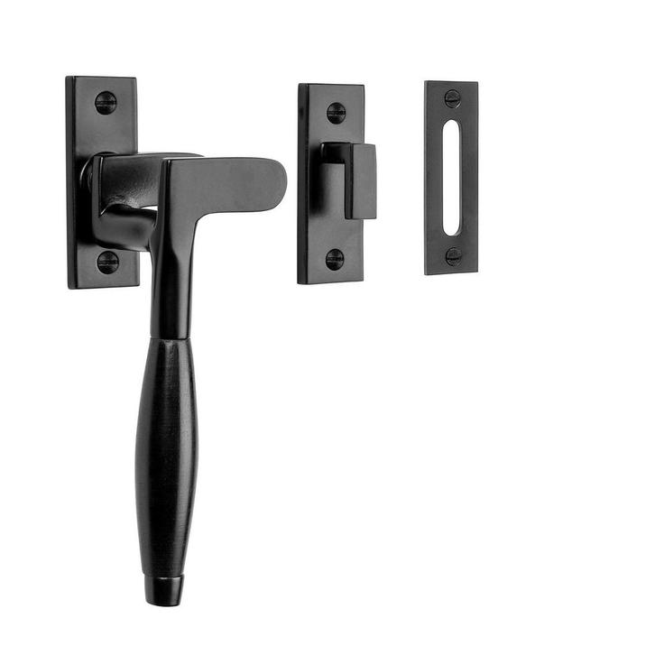 Raamsluiting Klassiek ventilatiestand mat zwart links - v..., Bricolage & Construction, Serrurerie de bâtiment & Dispositif de fermeture