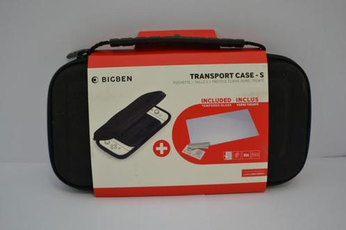 Big Ben Transport Case - S (Zwart) + Tempered Glass Screen, Consoles de jeu & Jeux vidéo, Consoles de jeu | Nintendo Consoles | Accessoires