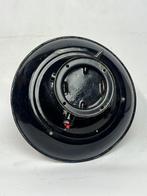 Lamp - Emaille, Glas - oude fabriekslamp