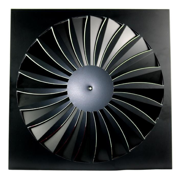 Wervelrooster voor inleg systeemplafond 595 x 595mm, Doe-het-zelf en Bouw, Ventilatie en Afzuiging, Nieuw, Verzenden
