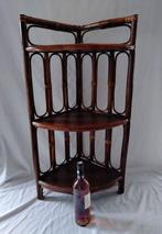 Wandtafel - Hoekrek van rotan - Rattan, Bamboe, Hout