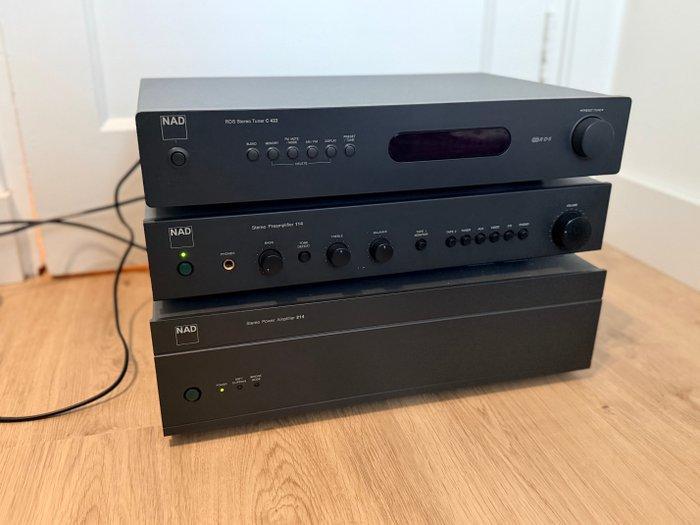 NAD - 214, 114, C 422 Ensemble hi-fi - Différents modèles, Audio, Tv en Foto, Radio's