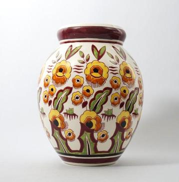 Boch Frères Keramis, Art Deco, 1931 - Charles Catteau - Vase beschikbaar voor biedingen