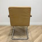 Design Vitra Visasoft vergaderstoelen, bruin leder, Gebruikt, Eén