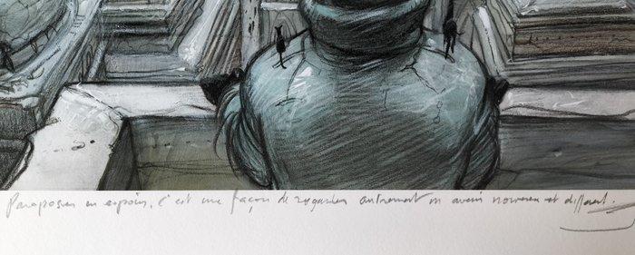 Bilal, Enki - 1 Pigment print - Monstre, Boeken, Strips | Comics