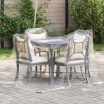 vidaXL Doorzichtig afdekzeil met ogen 2x2 m PVC, Doe-het-zelf en Bouw, Verzenden, Nieuw