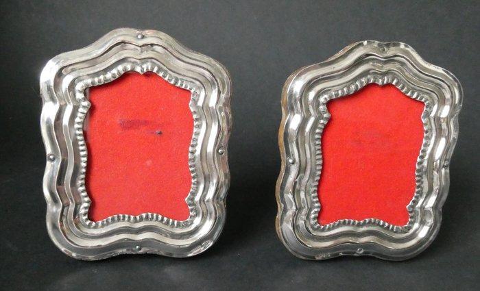 Fotolijst (2) - .800 zilver, Antiek en Kunst, Curiosa en Brocante