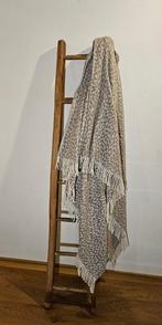 Exclusieve plaid van katoenmix, licht en donker was, met, Antiek en Kunst