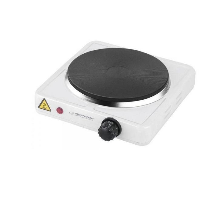 Esperanza EKH003W wit electrische kookplaat enkel, Huis en Inrichting, Keuken | Keukenbenodigdheden, Nieuw, Ophalen of Verzenden