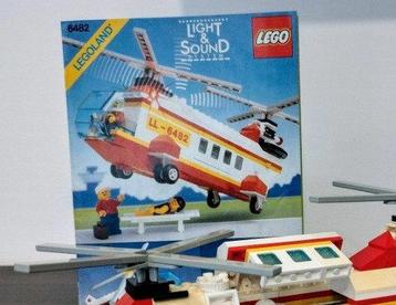 Lego Set - 6482 - Legoland - Light & Sound Helicopter, Nieuw