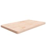 vidaXL Wastafelblad 100 x 60 x 4 cm onbehandeld massief, Huis en Inrichting, Keuken | Keukenelementen, Verzenden, Nieuw
