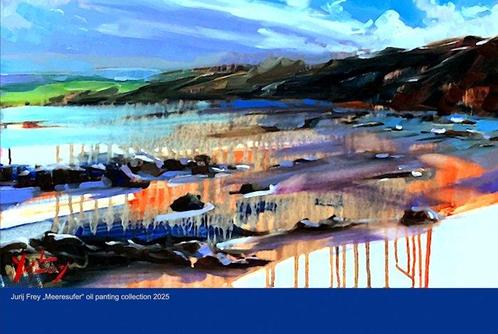 Jurij Frey - Meeresufer, Antiek en Kunst, Kunst | Schilderijen | Modern