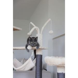 Krabpaal creativ adventure, beige/grijs, hoogte 150cm -, Animaux & Accessoires, Accessoires pour chats