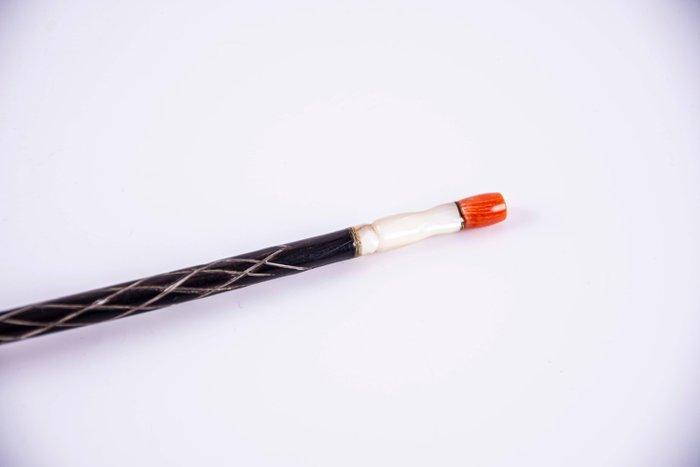 Ottomaanse fruitcompotelepel (Hoaflepel) - coral, coconut,, Antiek en Kunst, Kunst | Niet-Westerse kunst