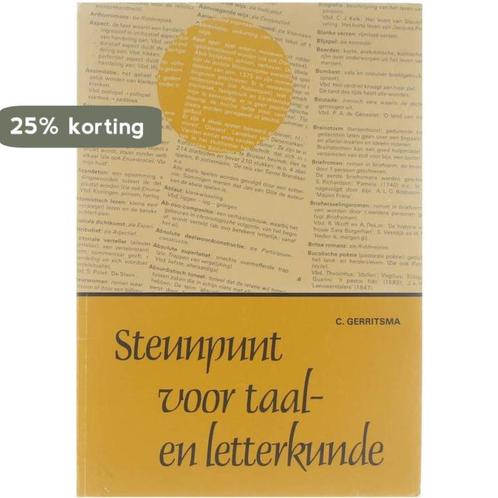 Steunpunt voor taal en letterkunde 9789003222909 Gerritsma, Boeken, Overige Boeken, Gelezen, Verzenden