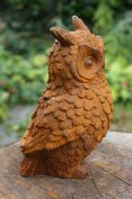sculptuur, Lifelike Beautiful Owl, Eagle Owl - 17 cm -