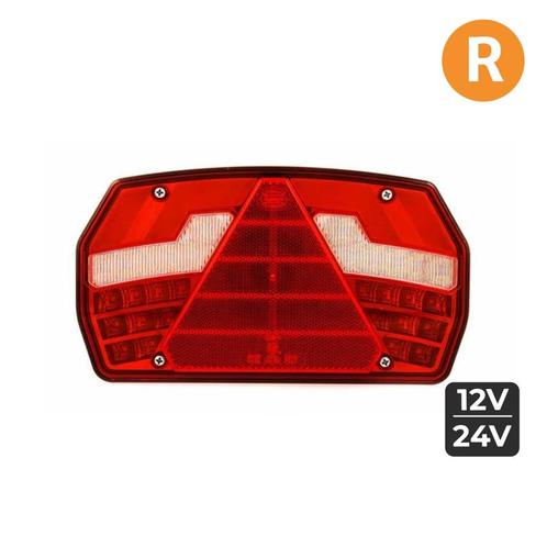 Led Achterlicht Rechts 6 Functies 7-Pins AMP Connector, Auto-onderdelen, Verlichting, Ophalen of Verzenden