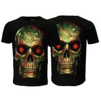 Totenkopf with Septum Dragon Tattoo T-Shirt, Nieuw