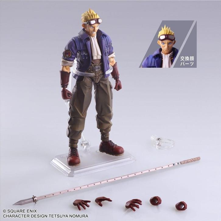 Final Fantasy VII Bring Arts Action Figure Cid Highwind 15 c, Collections, Cinéma & Télévision, Enlèvement ou Envoi