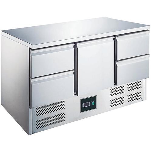 SARO Gekoelde werkbank met deur en lades - ES 903 S/S TOP 1/, Zakelijke goederen, Horeca | Keukenapparatuur, Koelen en Vriezen