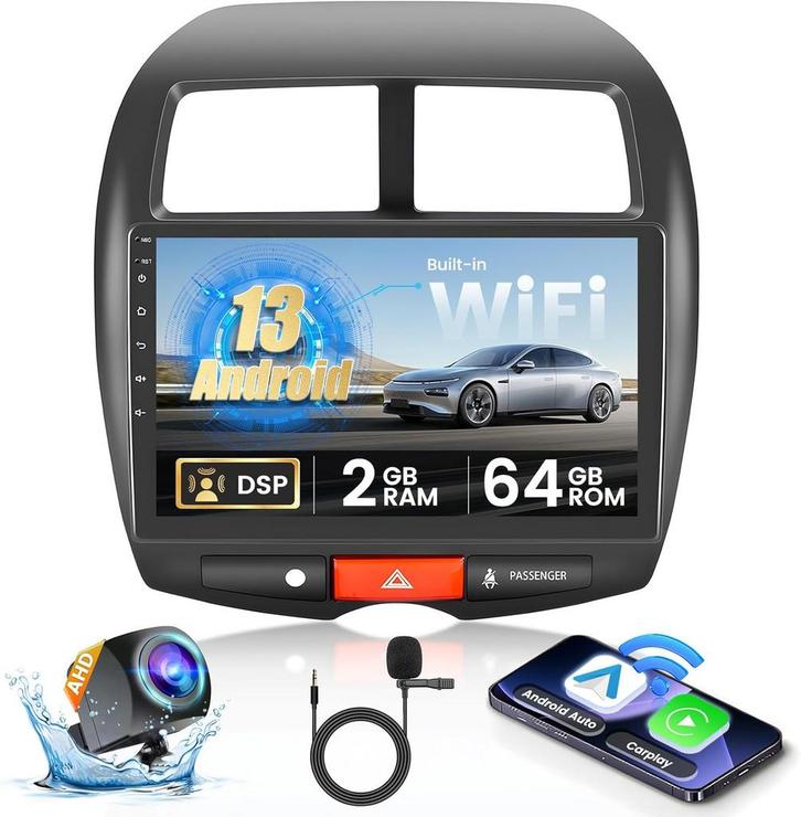 Hikity 10.1 Android Auto | Retour Deal 40% Korting!, Autos : Divers, Autoradios, Envoi