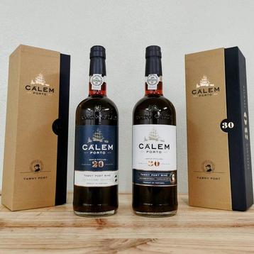 Calem 30 & 20 Years Old Tawny - Porto - 2 Flessen (0.75, Verzamelen, Wijnen, Nieuw