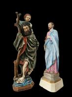 Beeld, Saint Christopher with Christ Child and Saint Joseph
