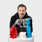 Richard Orlinski (1966) - sculptuur, Polar Bear + Gift Box -, Antiek en Kunst