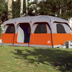 vidaXL Tente de cabine familiale 9 personnes gris, Caravanes & Camping, Tentes, Neuf