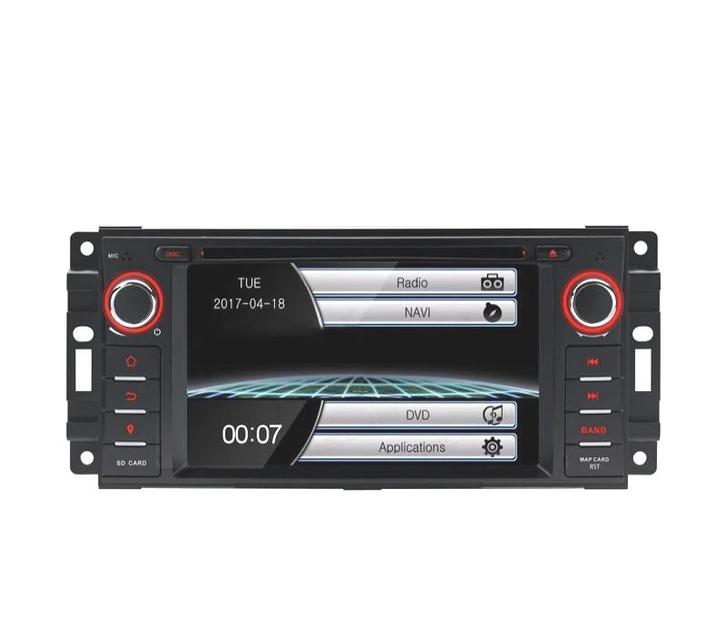 Autoradio Pour Jeep Wrangler 07-12 Grand Cherokee 08-11 Usb, Auto diversen, Autonavigatie, Verzenden