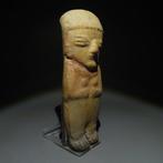 Bahia, Équateur Terre cuite Figurine en forme de sifflet.