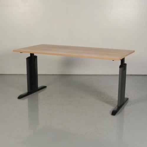 Bureau Lensvelt - Eiken naturel blad - 160 x 80 cm, Huis en Inrichting, Bureaus, Gebruikt, Ophalen of Verzenden
