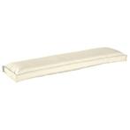 vidaXL Palletkussen voor bank Crème 150 x 40 x 8 cm Oxford, Huis en Inrichting, Verzenden, Nieuw