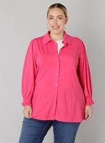 COLLETTA blouse ruche mouw2(50)Maat 46/48 (XL) of groter, Kleding | Dames, Blouses en Tunieken, Verzenden, Nieuw, Maat 46/48 (XL) of groter