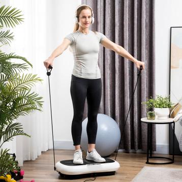 Trilplaat - Vibrerende plaat - Effectieve training - Zwart, Sport en Fitness, Ophalen of Verzenden, Nieuw