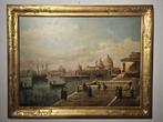 Giacomo Ferritti (XIX-XX) - Punta della Dogana - XL format, Antiek en Kunst