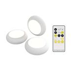 Calex Puck Light incl. Remote op Batterij - Set van 3, Verzenden, Nieuw