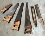 Scies à métaux anciennes avec manches en bois (6) - Bois