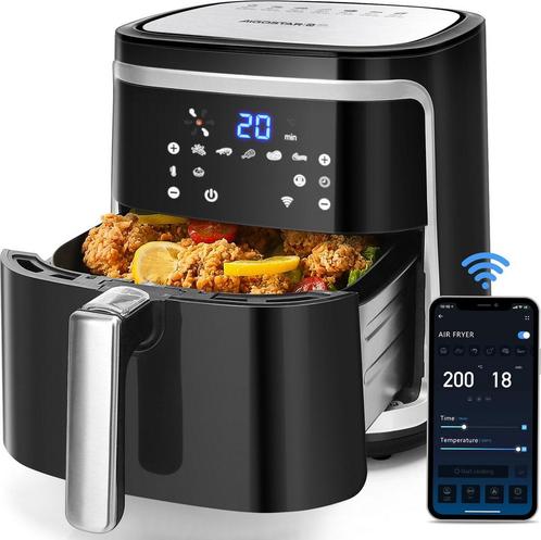 Aigostar Cube Smart 30XQF - Smart Heteluchtfriteuse - 7L - V, Huis en Inrichting, Woonaccessoires | Overige, Verzenden