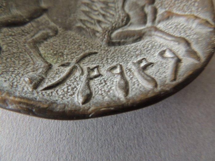 sculptuur, Max Le Verrier - Vide poche/coupelle en bronze, Antiek en Kunst, Kunst | Designobjecten