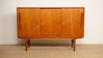 Vintage highboard | Schuifdeuren | Deens design | 169 cm, Huis en Inrichting, Kasten | Dressoirs, Ophalen of Verzenden, Nieuw