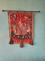 De Orgelspeelster - Wandtapijt - 90 cm - 72 cm -