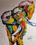 Henry Escobar - Elephant XL, Antiek en Kunst, Kunst | Schilderijen | Modern