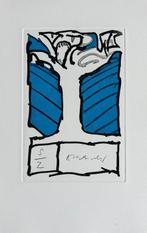 Pierre Alechinsky (1927) - Arbre bleu - eau-forte originale