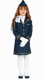 Stewardess Kostuum Kind, Nieuw, Verzenden